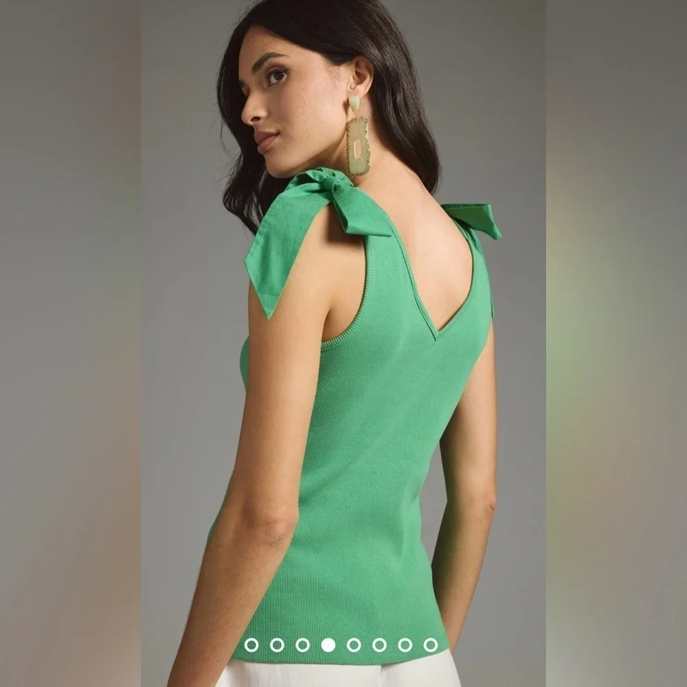 NWT Size XL - The Rafaela Bow-Tie Tank by Maeve - Picture 9 of 16